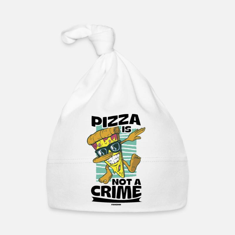 Pizza Is Not A Crime Baby Bio-Mütze