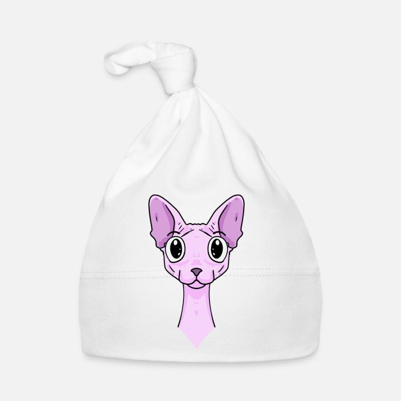 Sphynx Head Cat Propriétaire de chat Bonnet bio Bébé