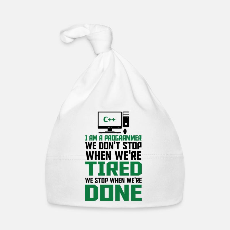 I'm A Programmer I Write Code Computer Scientist A Baby Bio-Mütze