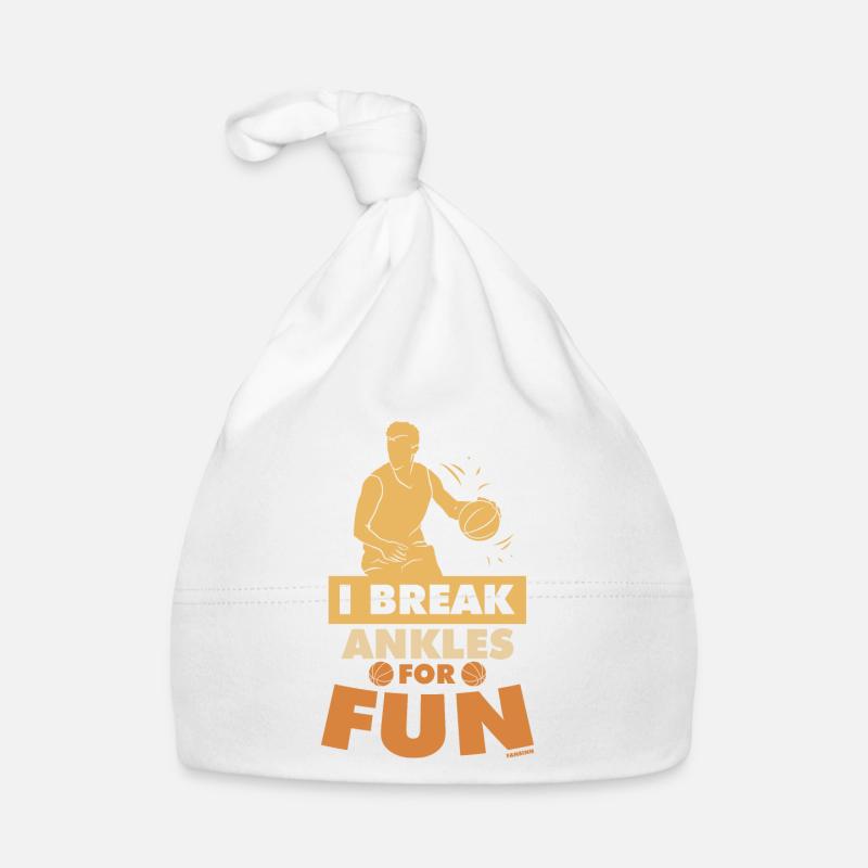 Drôle de dicton de basket-ball Bonnet bio Bébé