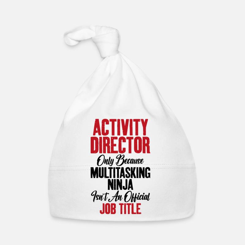 Activity Leader Ninja Activity Coordinator Organic Baby Cap