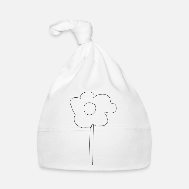Blume Geschenkidee Baby Bio-Mütze