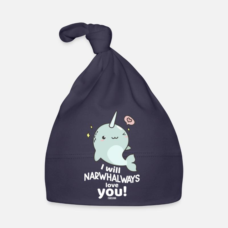 Narwal Baby Bio-Mütze