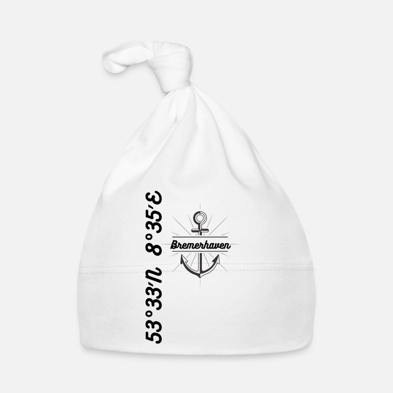 Bremerhaven coordinates Maritim Organic Baby Cap