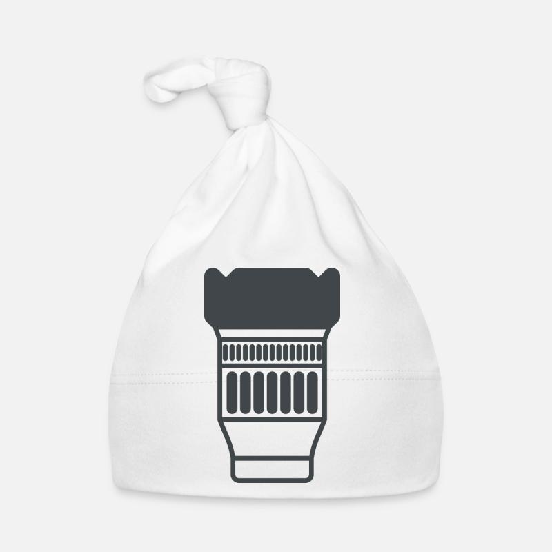 Camera Lens Organic Baby Cap