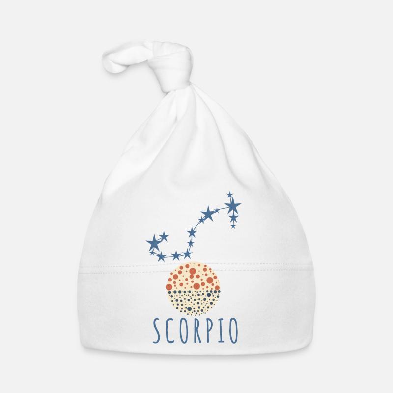 The constellation of Scorpius Organic Baby Cap