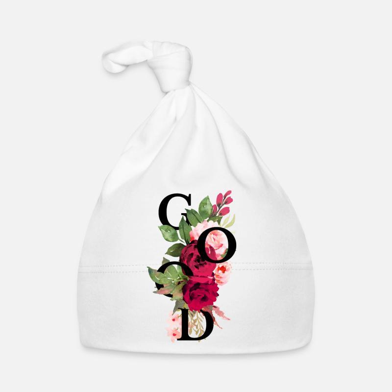 Gute Blumen Baby Bio-Mütze