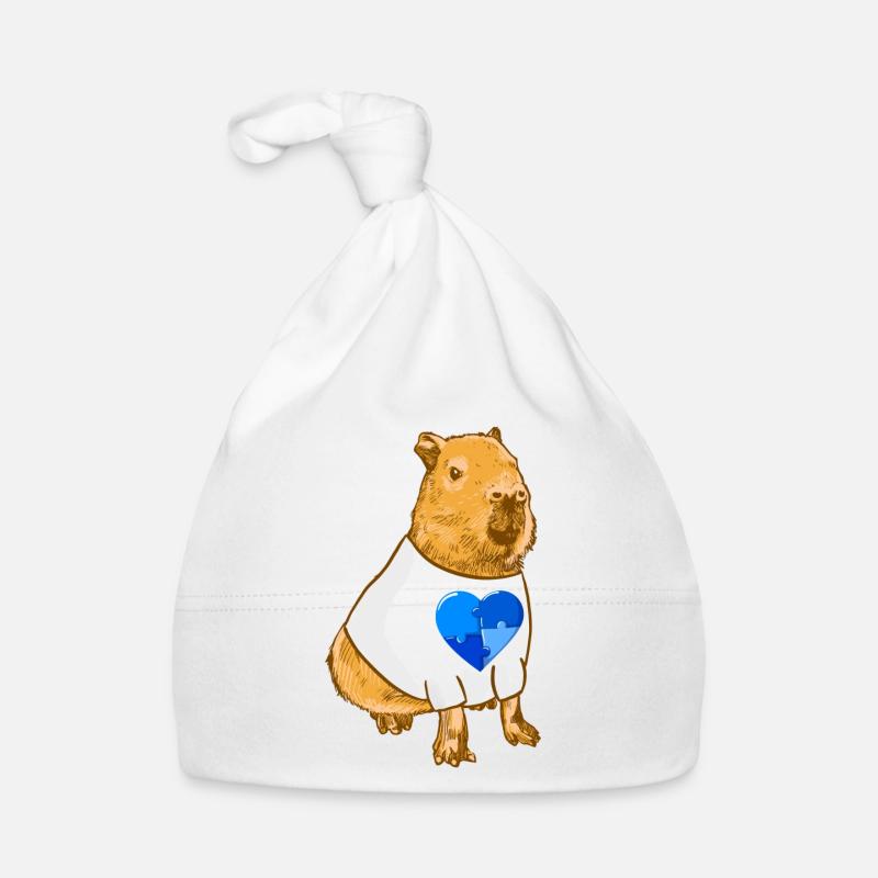 Signes d’autisme Capybara Bonnet bio Bébé