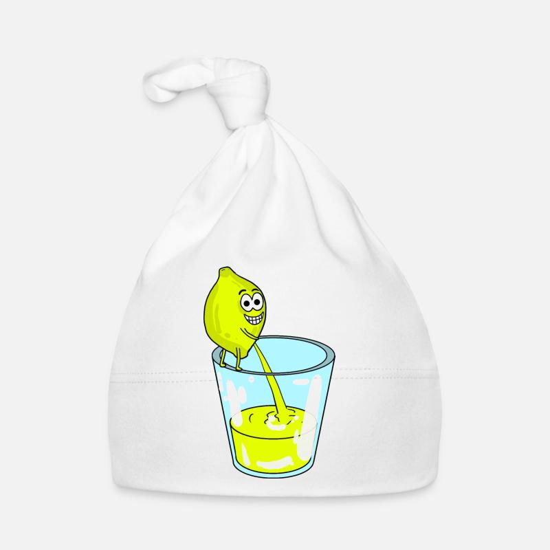 Citron - Bonnet bio Bébé - blanc