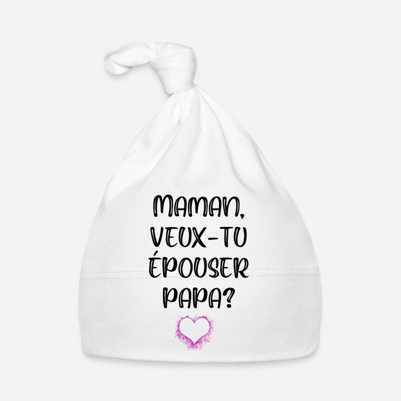 Demande Mariage Bonnet bio Bébé