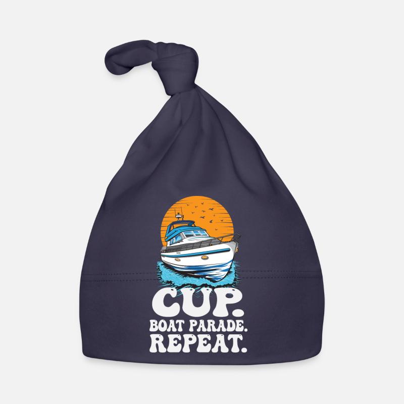 Motorboating Drinking Party Cup Boat Parade Organic Baby Cap