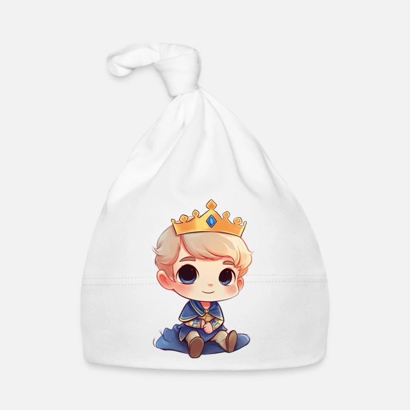 Royal Elegance A Prince Organic Baby Cap