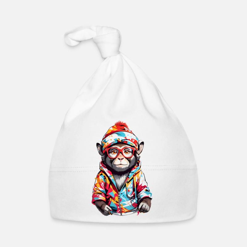 Coole Affe Baby Bio-Mütze
