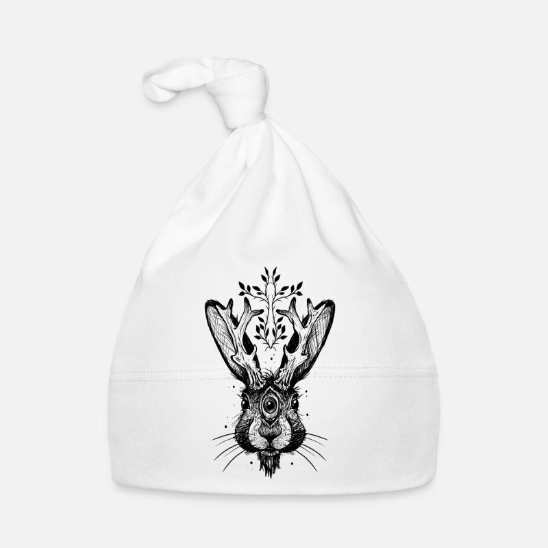 Der Rasselbock: Ein mystisches Symbol. Baby Bio-Mütze