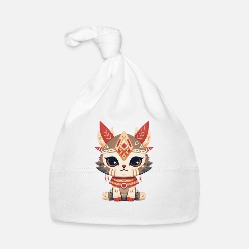 Bébé animal aztèque Bonnet bio Bébé