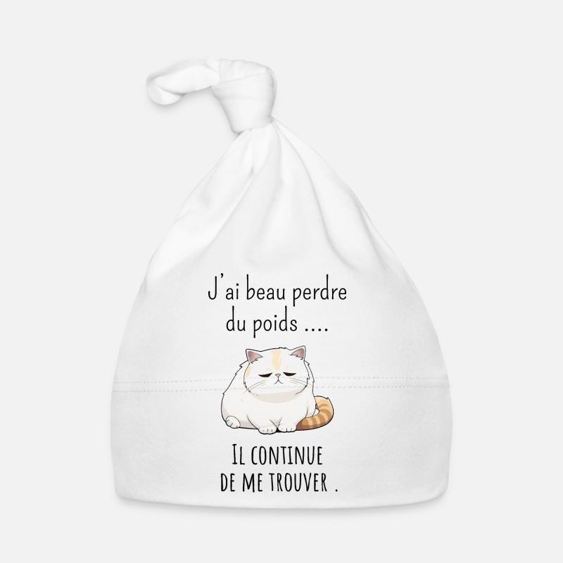 J’ai beau perdre poids il continue de me trouver Bonnet bio Bébé