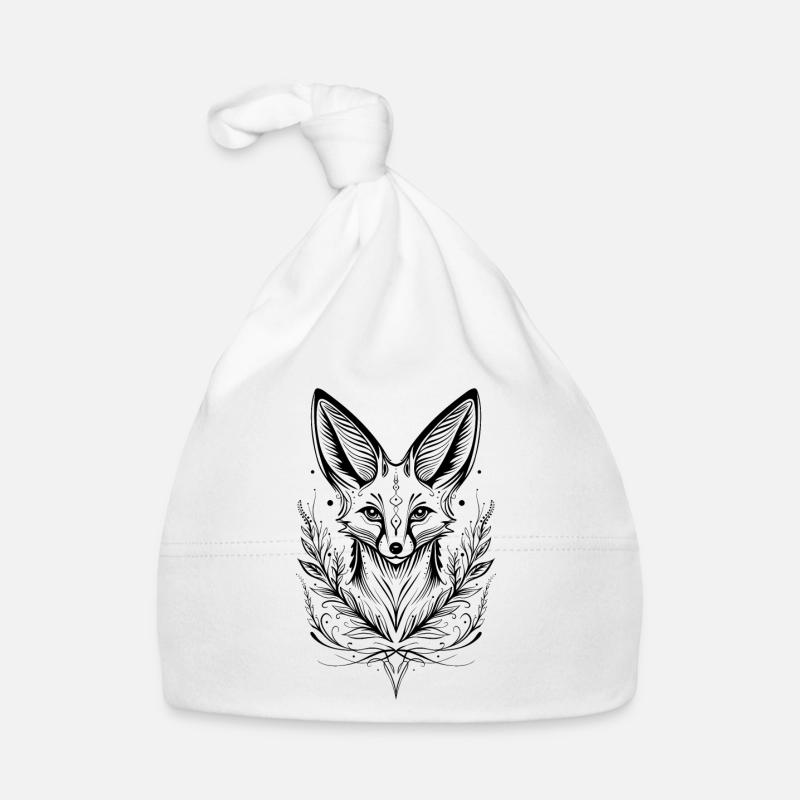 Fox, Desert Fox, Fennec Organic Baby Cap