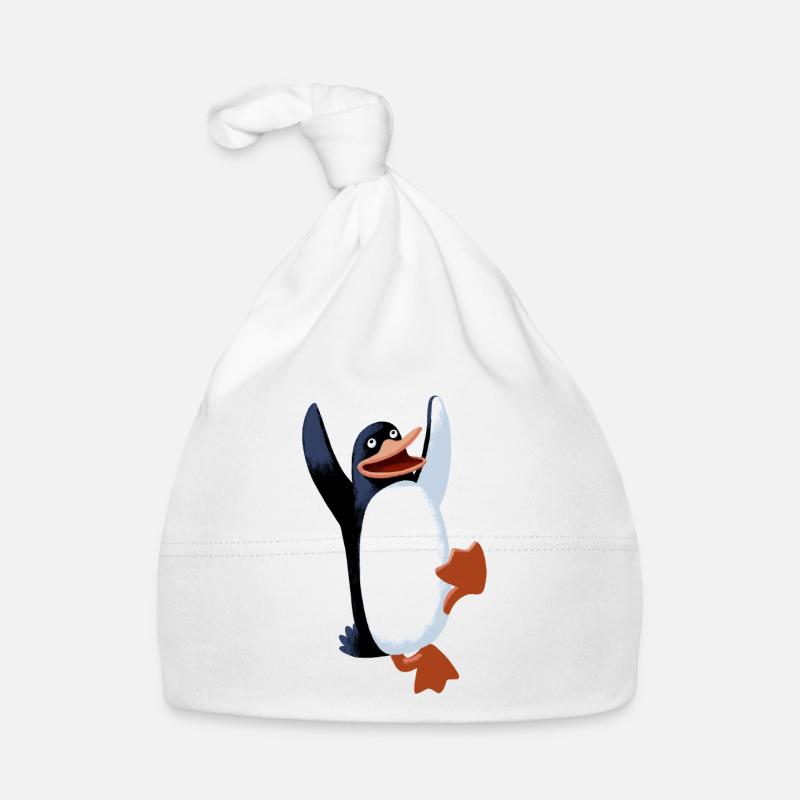 Pinguin Baby Bio-Mütze