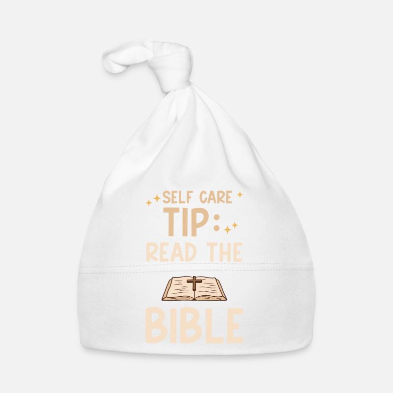 Self Care Tip Read The Bible 4 Baby Bio-Mütze
