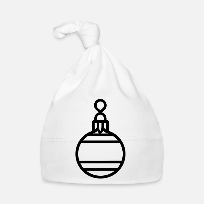 Weihnachtskugel Baby Bio-Mütze
