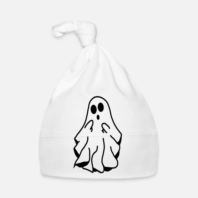 Fantôme de dessin animé Bonnet bio Bébé