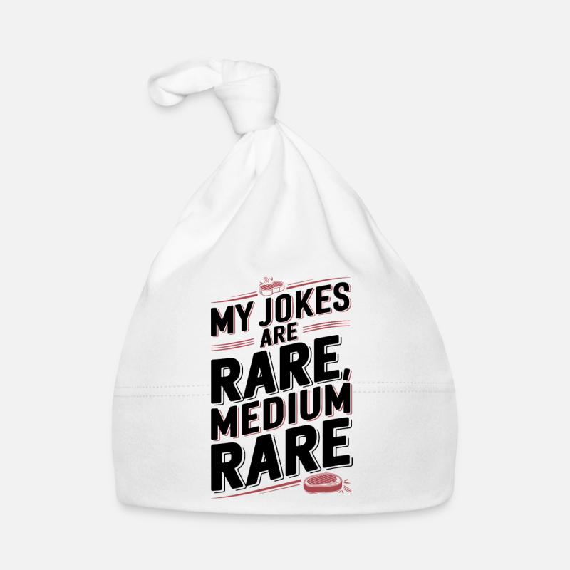 Medium Rare Jokes Baby Bio-Mütze