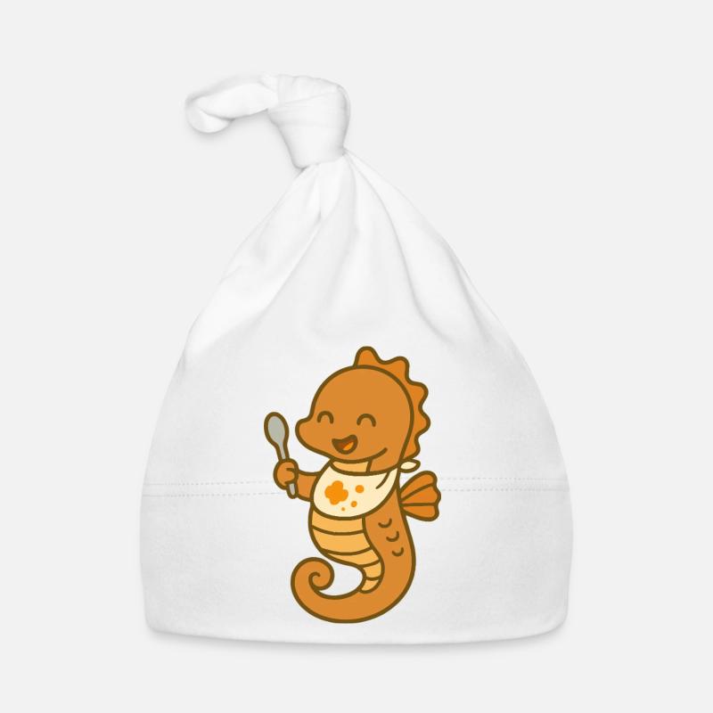 Goûter avec des hippocampes Bonnet bio Bébé