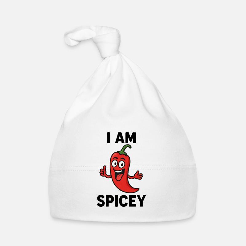 Conception de dessin animé ludique Chili Paprika Bonnet bio Bébé