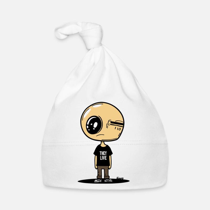 Animated Zombie Boy  Organic Baby Cap