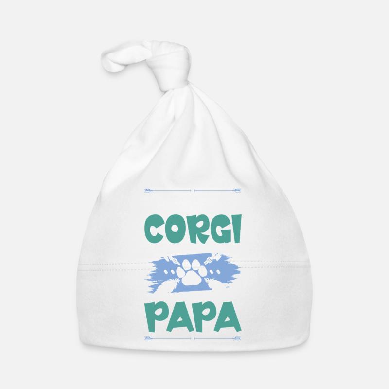 corgi hunde papa Baby Bio-Mütze