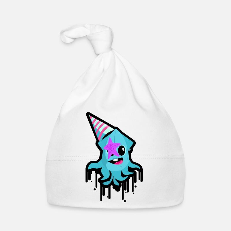 Wilder Oktopus Baby Bio-Mütze