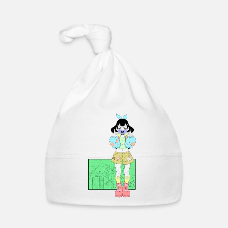 catastrophe - Bonnet bio Bébé - blanc