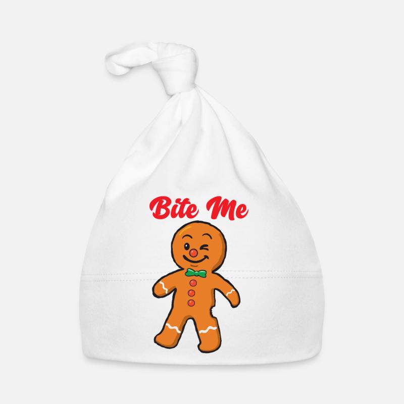 Lebkuchenmann beiß mich Baby Bio-Mütze