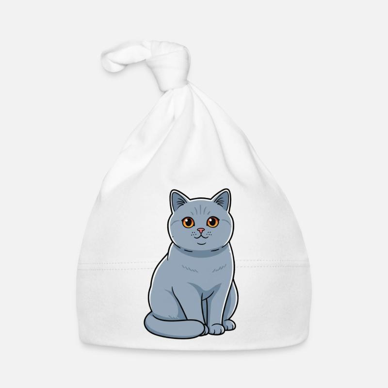 Britisch Kurzhaar Katze Haustier Baby Bio-Mütze