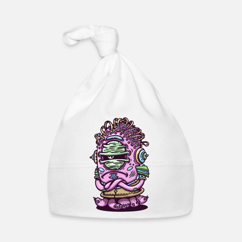Créature extraterrestre rose de l’espace Bonnet bio Bébé