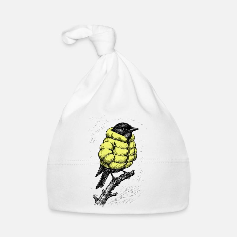 Winter Bird Organic Baby Cap