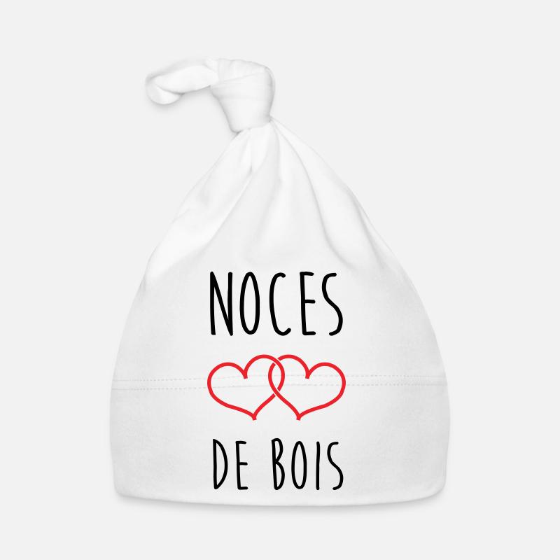 Noces de bois – 5 ans de mariage Bonnet bio Bébé