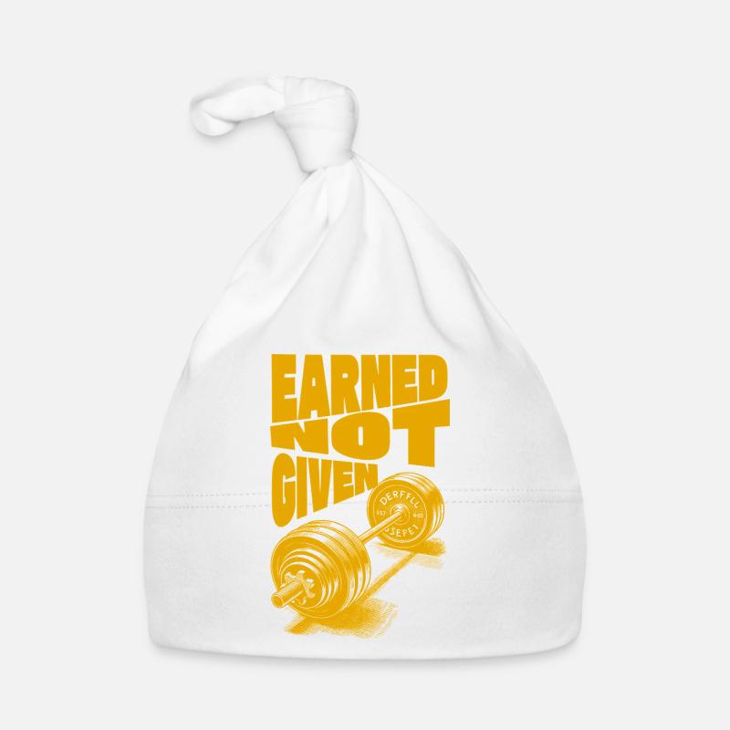Earned Not Given – Erfolg durch harte Arbeit Baby Bio-Mütze