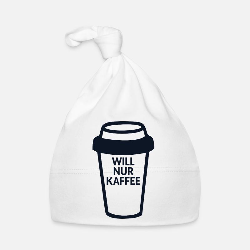 Kaffeetrinkerin Kaffee Baby Bio-Mütze