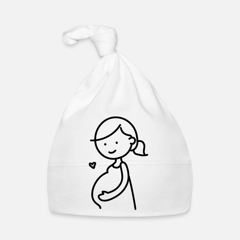 Schwangere Baby Bio-Mütze