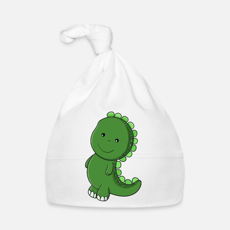 Emerald Dino Charm Organic Baby Cap