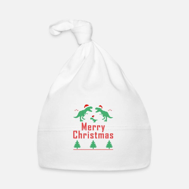 Weihnachtsdinosaurier Rex Pyjamas Männer Jungen Kinder Geschenke Baby Bio-Mütze