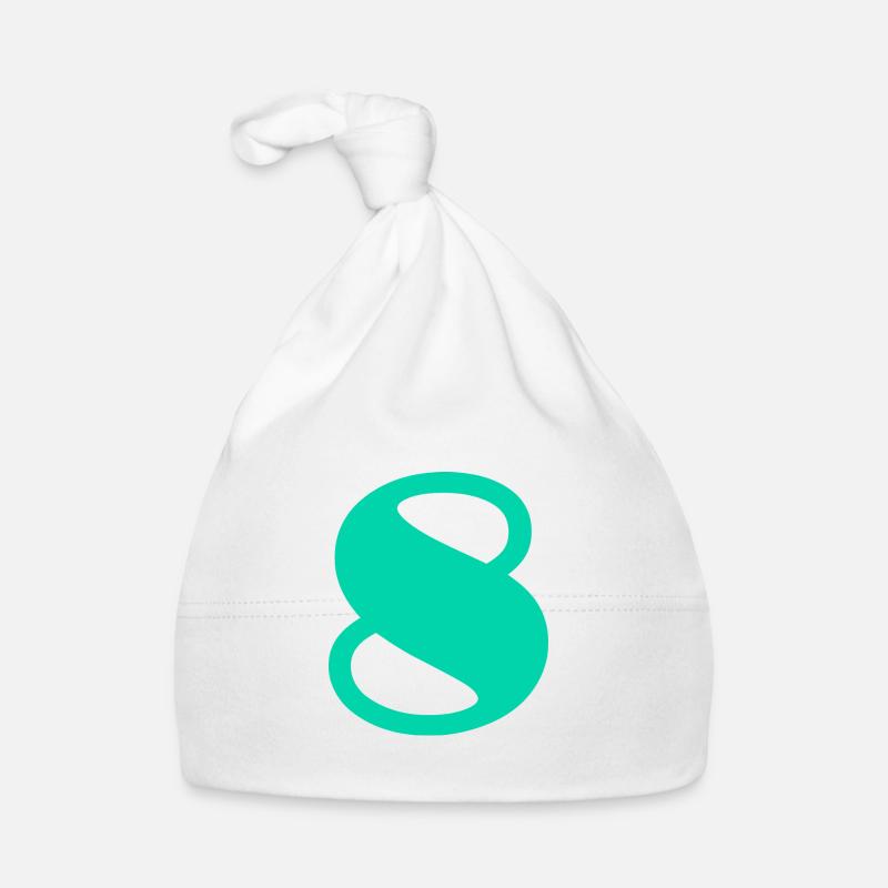 8. 8 YEARS. 8TH ANNIVERSARY. BIRTHDAY 8 YEARS Organic Baby Cap
