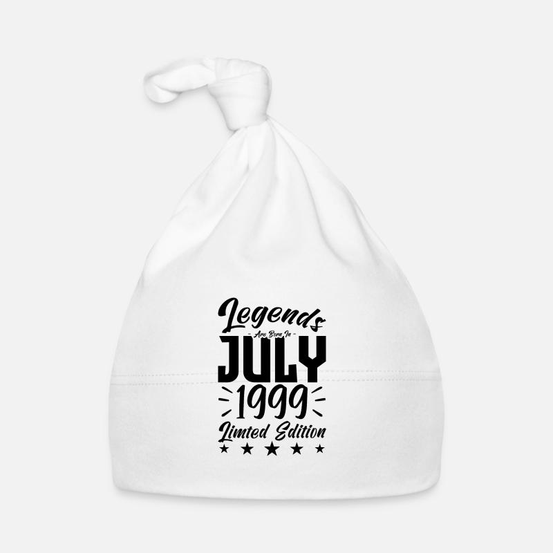 Born in July 1999. Birthday gift. Organic Baby Cap