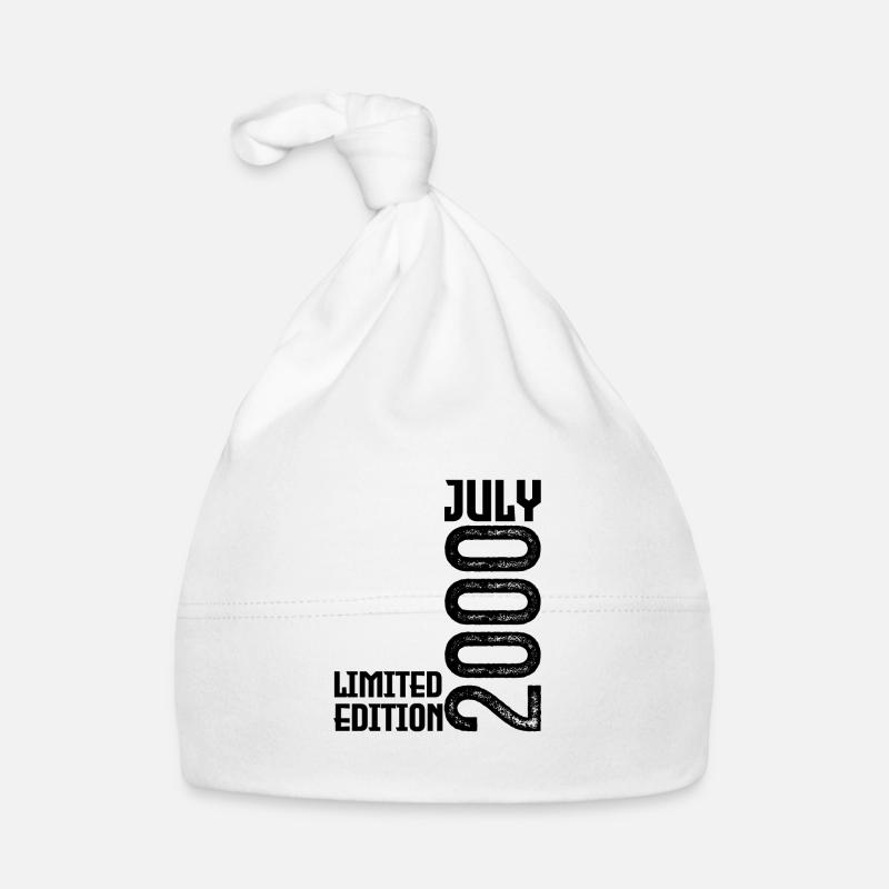 Gift July 2000. Anniversary July 2000. Organic Baby Cap