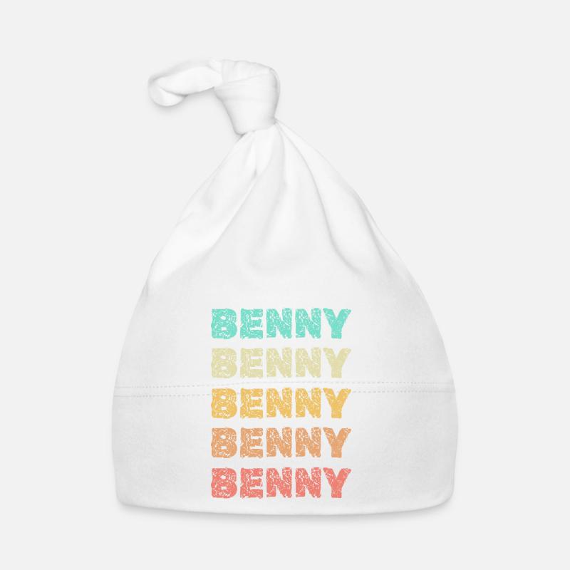 First name Benny Organic Baby Cap