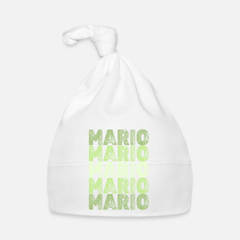 Gift for Mario Organic Baby Cap