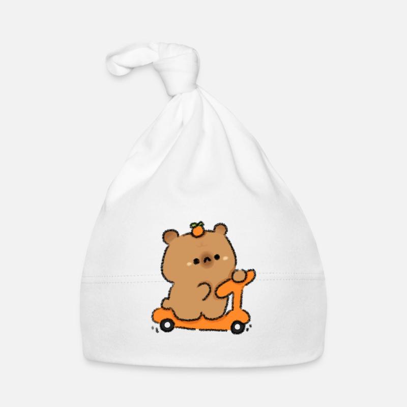 Capybara Scooter Bonnet bio Bébé