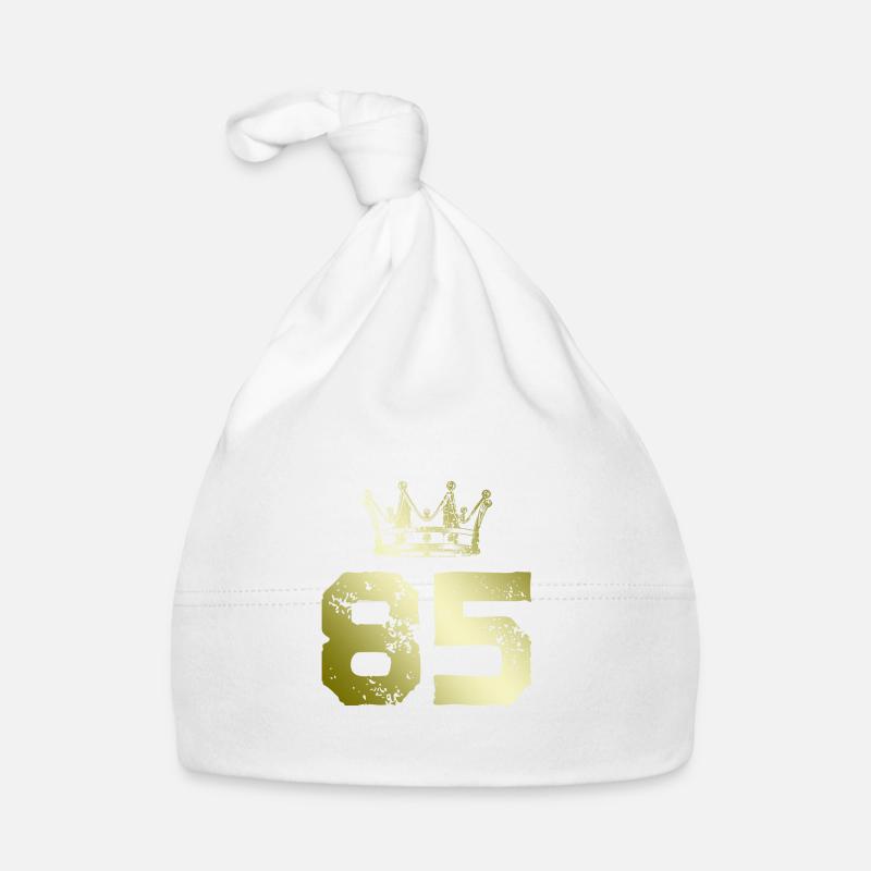 85 Number crown Organic Baby Cap