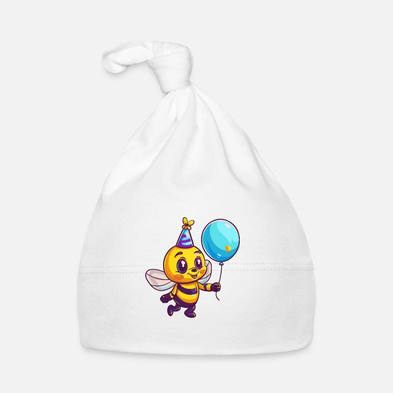 Abeille Anniversaire Bébé Bonnet bio Bébé